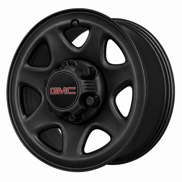 GMC Sierra 1500 Wheel Rim Satin Black Steel 5659A Stock Factory OEM Replacement