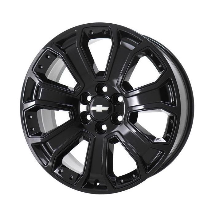 Chevrolet Silverado 1500 Wheel Rim Gloss Black 5661 Stock Factory OEM Replacement
