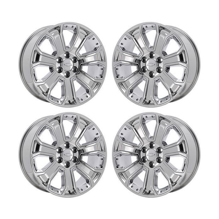 Chevrolet Silverado 1500 Wheel Rim PVD Bright Chrome 5661 Stock Factory OEM Replacement