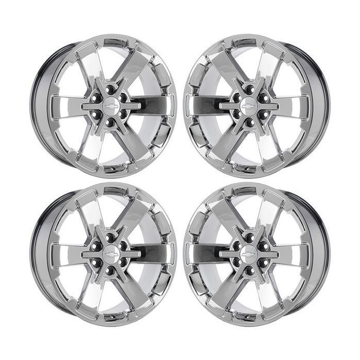 Chevrolet Silverado 1500 Wheel Rim PVD Bright Chrome 5662 Stock Factory OEM Replacement