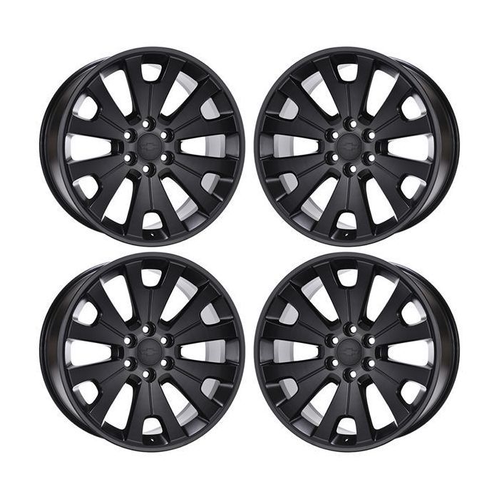Chevrolet Silverado 1500 Exchange Wheels Set of 4-Exchange Rims Set of 4 Satin Black 5663