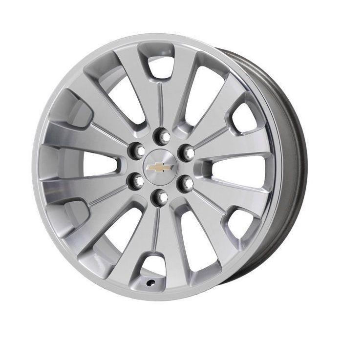 Chevrolet Silverado 1500 Wheel Rim Machined Silver 5663 Stock Factory OEM Replacement
