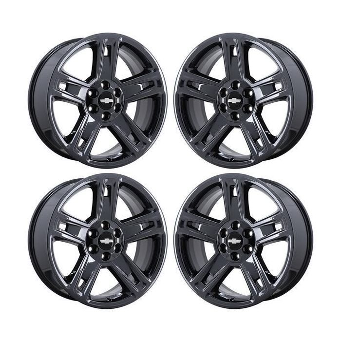 Chevrolet Silverado 1500 Wheel Rim PVD Black Chrome 5664 Stock Factory OEM Replacement