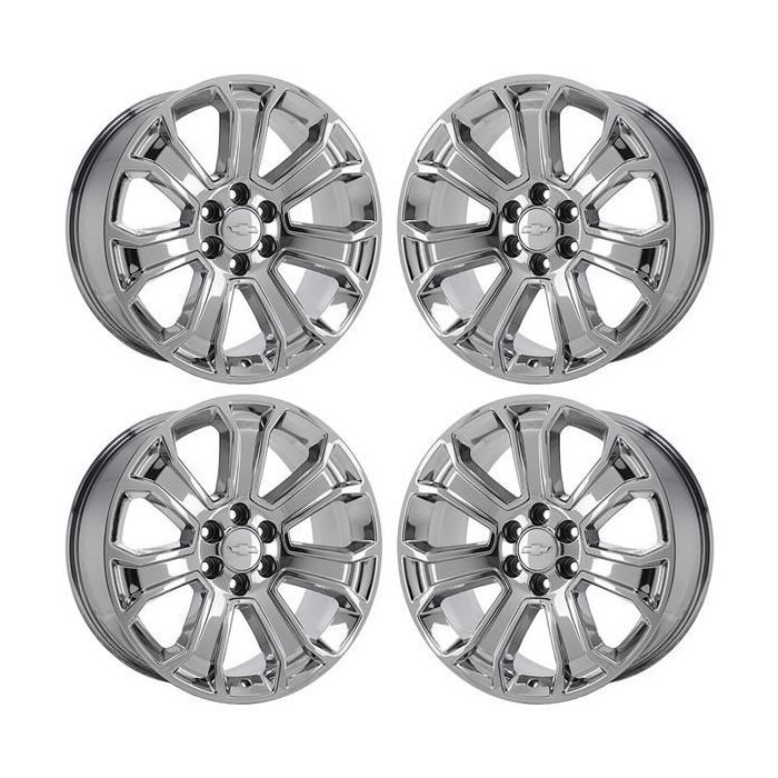 Chevrolet Silverado 1500 Wheel Rim PVD Bright Chrome 5665 Stock Factory OEM Replacement