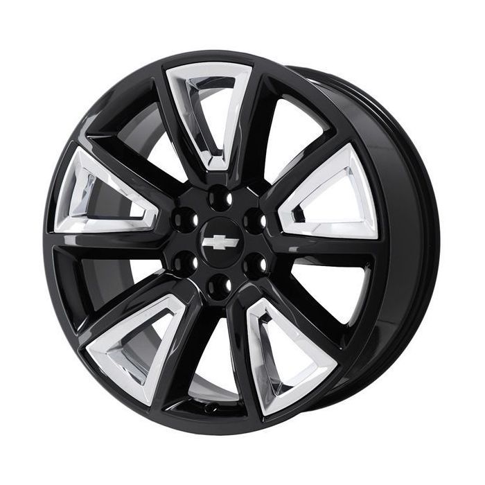 Chevrolet Silverado 1500 Wheel Rim Gloss Black 5696 Stock Factory OEM Replacement