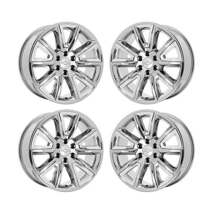 Chevrolet Silverado 1500 Wheel Rim PVD Bright Chrome 5696 Stock Factory OEM Replacement