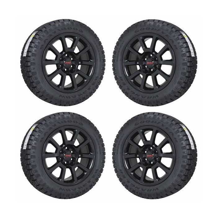 GMC Sierra 1500 Wheel and Tire Sets-Wheel and Tire Packages-Wheel & Tire Sets-Wheel & Tire Packages-Wheel and Rim Sets-Wheel and Rim Packages-Wheel & Rim Sets -Wheel & Rim Packages Gloss Black 5644