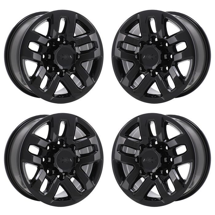 Chevrolet Silverado 2500 Exchange Wheels Set of 4-Exchange Rims Set of 4 Gloss Black 5709