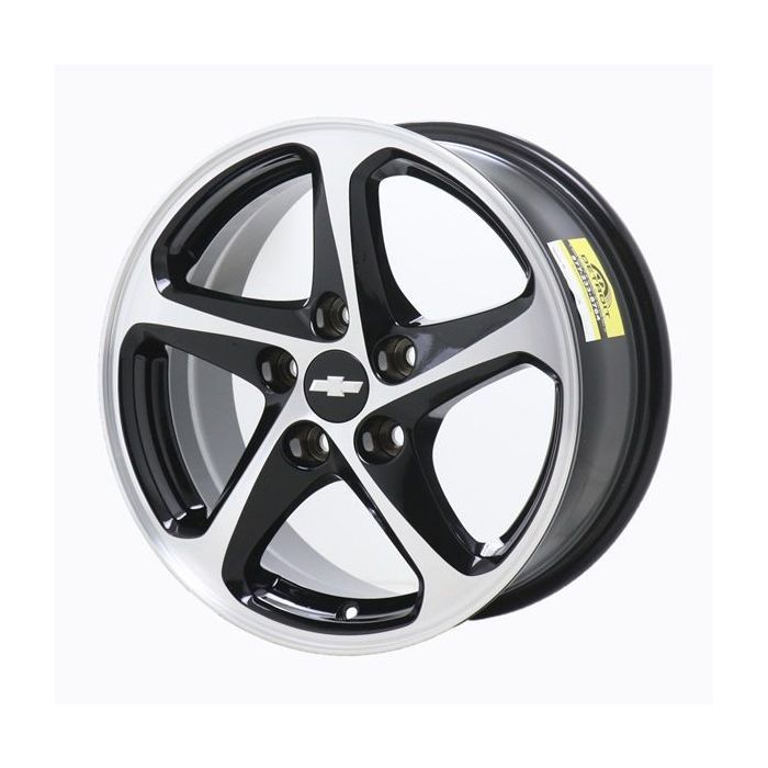 Chevrolet Malibu Wheel Rim Machined Black 5714 Stock Factory OEM Replacement