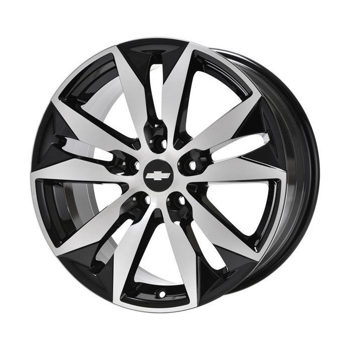 Chevrolet Malibu Wheel Rim Machined Black 5716 Stock Factory OEM Replacement