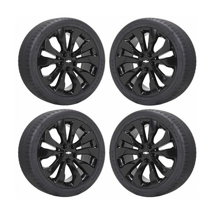 Chevrolet Malibu Wheel and Tire Sets-Wheel and Tire Packages-Wheel & Tire Sets-Wheel & Tire Packages-Wheel and Rim Sets-Wheel and Rim Packages-Wheel & Rim Sets -Wheel & Rim Packages Gloss Black 5718