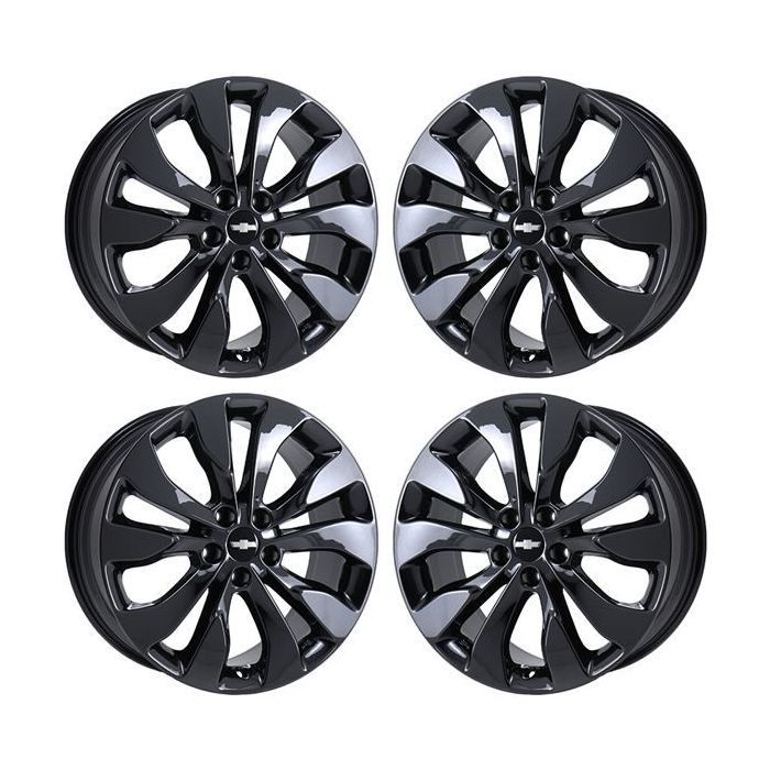Chevrolet Malibu Wheel Rim PVD Black Chrome 5718 Stock Factory OEM Replacement