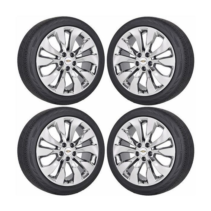 Chevrolet Malibu Wheel and Tire Sets-Wheel and Tire Packages-Wheel & Tire Sets-Wheel & Tire Packages-Wheel and Rim Sets-Wheel and Rim Packages-Wheel & Rim Sets -Wheel & Rim Packages PVD Bright Chrome 5718