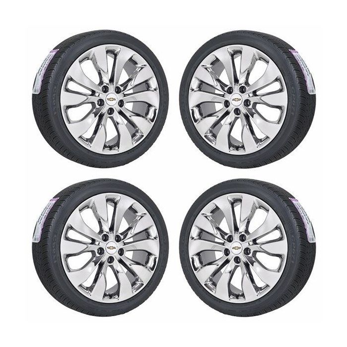 Chevrolet Malibu Wheel and Tire Sets-Wheel and Tire Packages-Wheel & Tire Sets-Wheel & Tire Packages-Wheel and Rim Sets-Wheel and Rim Packages-Wheel & Rim Sets -Wheel & Rim Packages PVD Bright Chrome 5718
