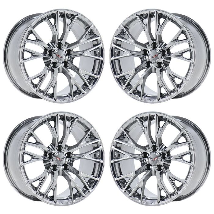 CHEVROLET CORVETTE wheel rim PVD BRIGHT CHROME 5734 stock factory oem replacement