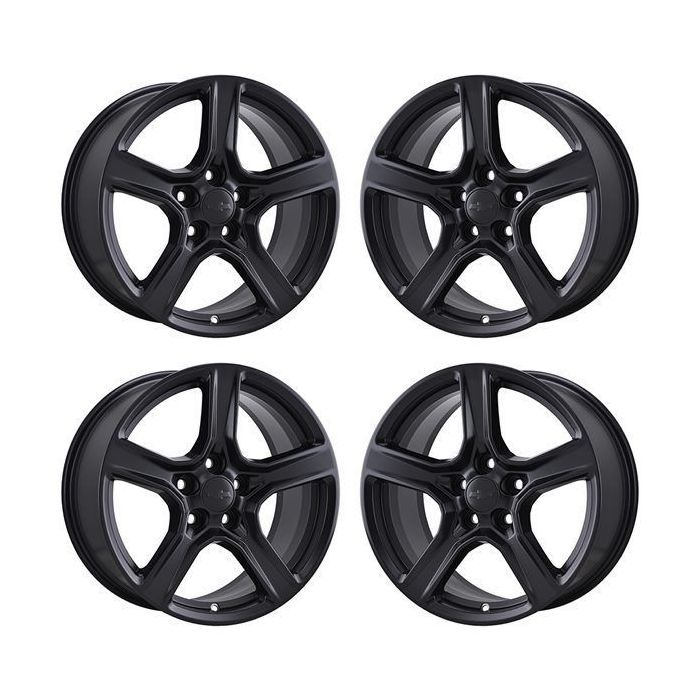 Chevrolet Camaro Exchange Wheels Set of 4-Exchange Rims Set of 4 Satin Black 5758
