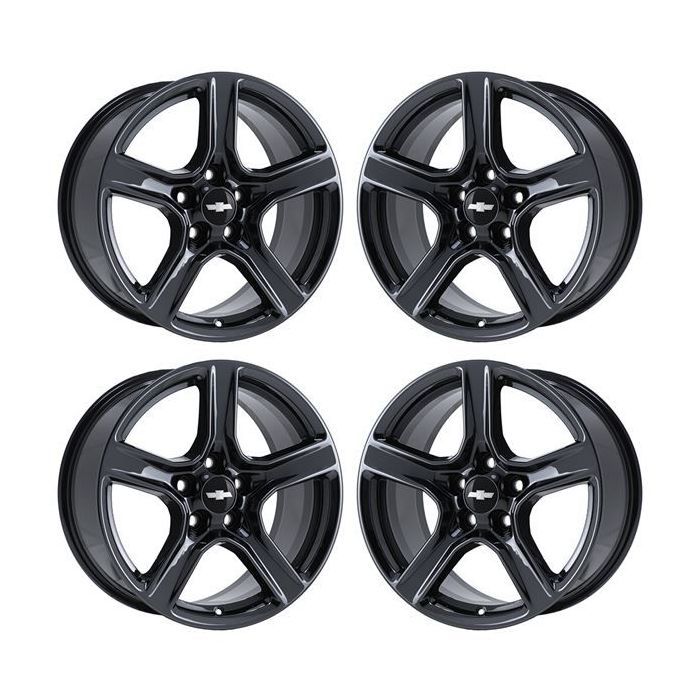 Chevrolet Camaro Wheel Rim PVD Black Chrome 5758 Stock Factory OEM Replacement