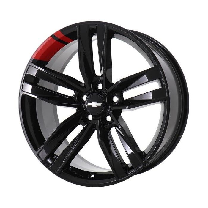 Chevrolet Camaro Wheel Rim Gloss Black - Red Line 5762 (F) Stock Factory OEM Replacement