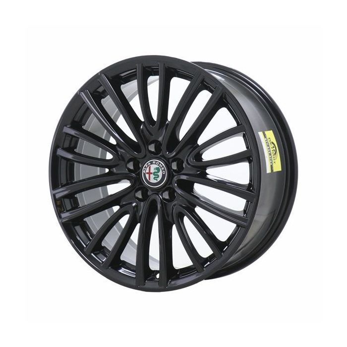 Alfa Romeo Giulia Wheel Rim Gloss Black 58160 Stock Factory OEM Replacement
