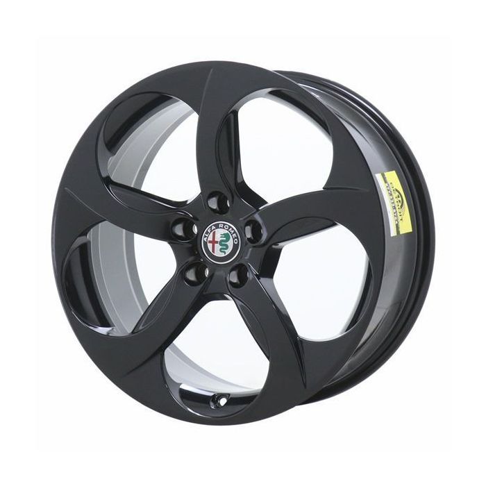 Alfa Romeo Giulia Wheel Rim Gloss Black 58161 Stock Factory OEM Replacement