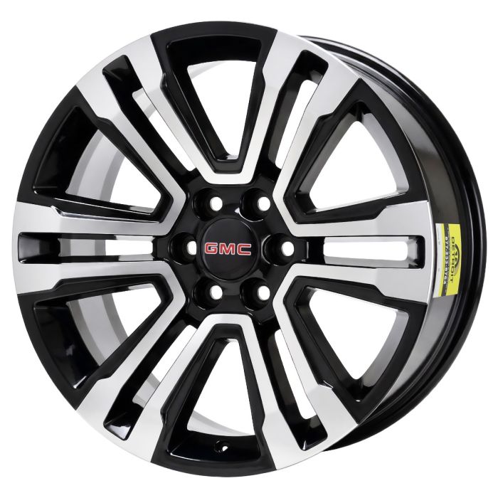 GMC Yukon Wheel Rim Machined Black 5822 Stock Factory OEM Replacement