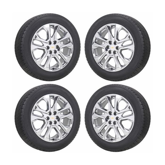 Chevrolet Traverse Wheel and Tire Sets-Wheel and Tire Packages-Wheel & Tire Sets-Wheel & Tire Packages-Wheel and Rim Sets-Wheel and Rim Packages-Wheel & Rim Sets -Wheel & Rim Packages PVD Bright Chrome 5846