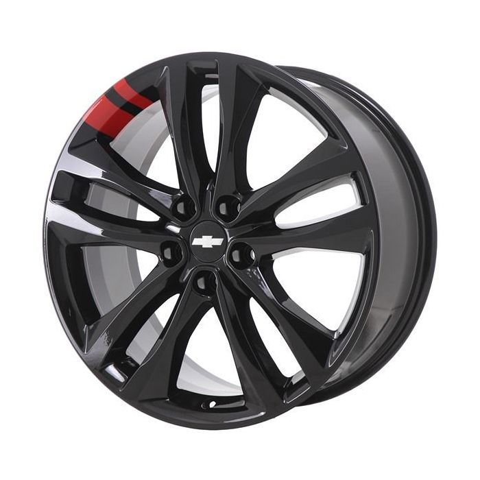 Chevrolet Malibu Wheel Rim Gloss Black - Red Line 5857 Stock Factory OEM Replacement