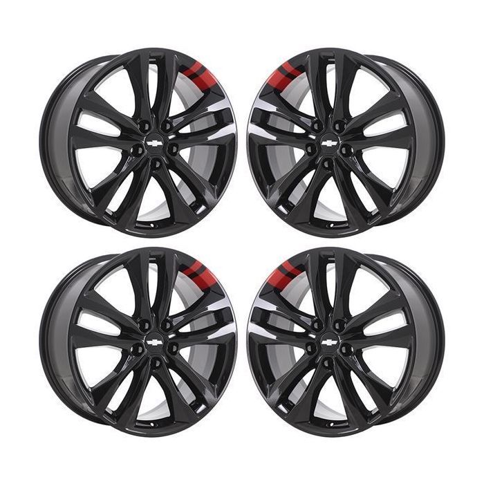 Chevrolet Malibu Exchange Wheels Set of 4-Exchange Rims Set of 4 Gloss Black - Red Line 5857