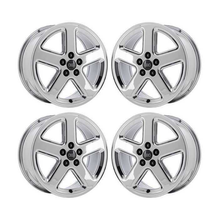 Audi A8 Wheel Rim PVD Bright Chrome 58752 Stock Factory OEM Replacement