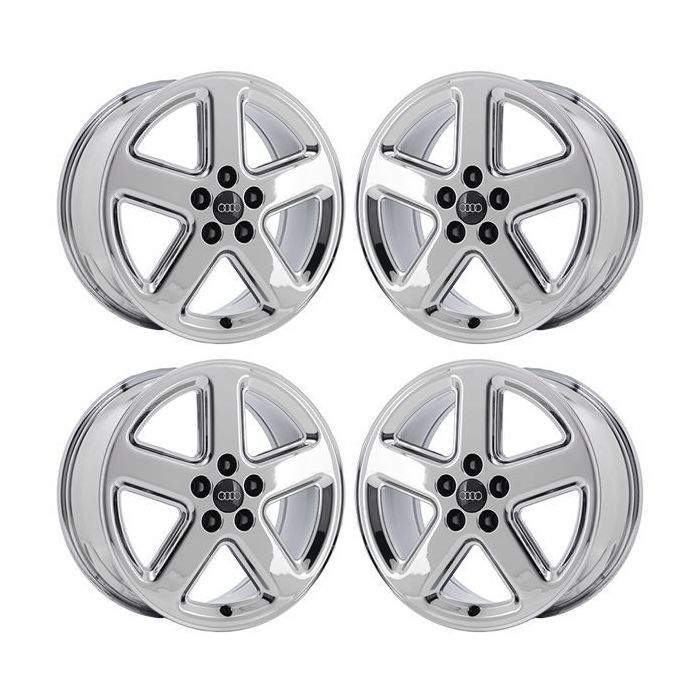 Audi A8 Wheel Rim PVD Bright Chrome 58752 Stock Factory OEM Replacement