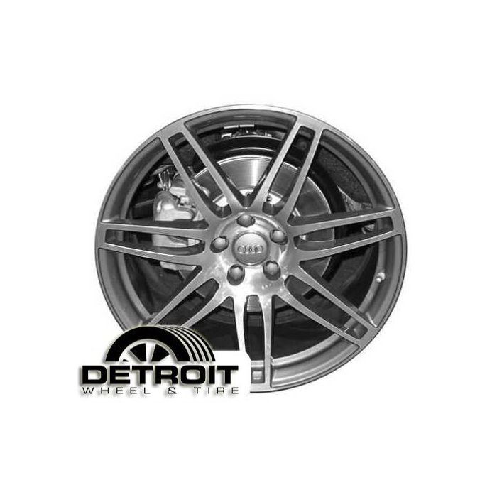 Audi A8 Wheel Rim Machined Grey 58813 Stock Factory OEM Replacement