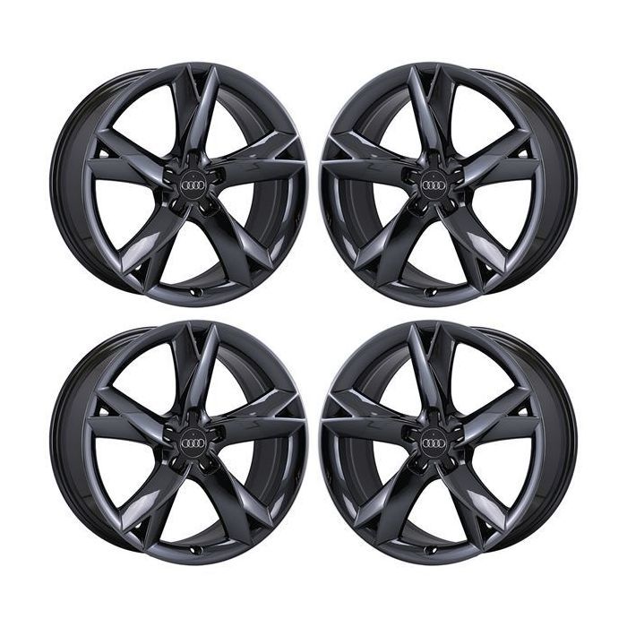 Audi A5 Wheel Rim PVD Black Chrome 58827 Stock Factory OEM Replacement