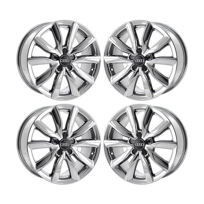 Audi A3 Wheel Rim PVD Bright Chrome 58832 Stock Factory OEM Replacement
