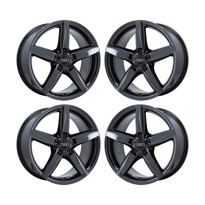 Audi A4 Wheel Rim PVD Black Chrome 58838 Stock Factory OEM Replacement