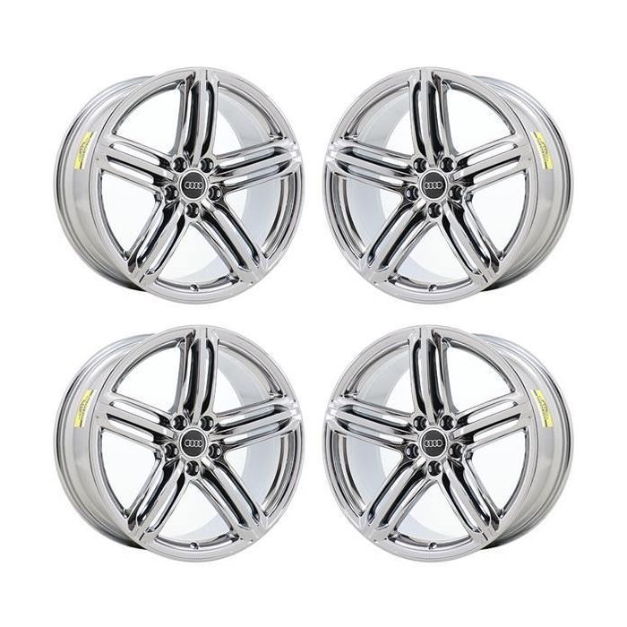 Audi A5 Wheel Rim PVD Bright Chrome 58843 Stock Factory OEM Replacement