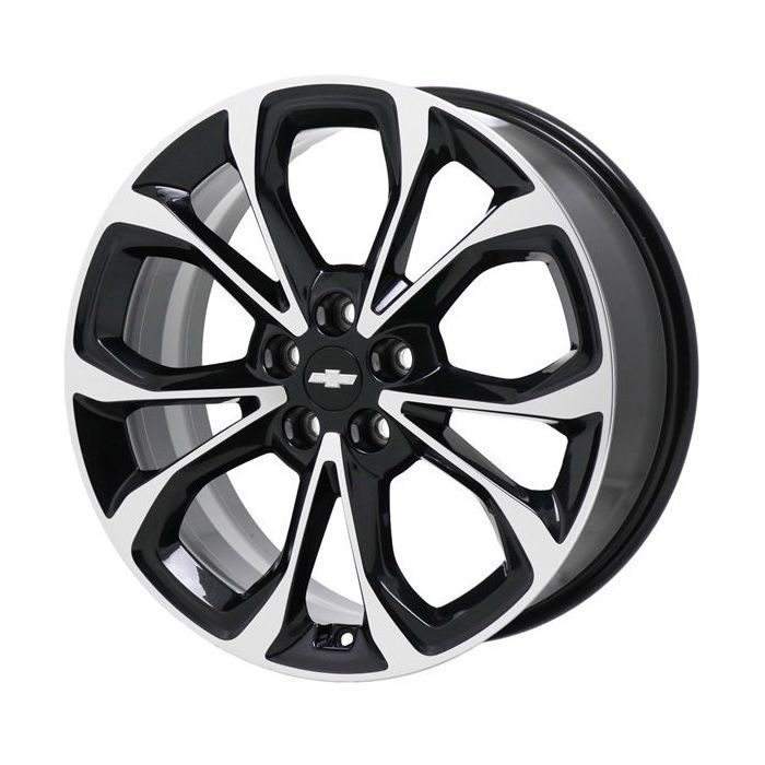 Chevrolet Cruze Wheel Rim Machined Black 5884 Stock Factory OEM Replacement