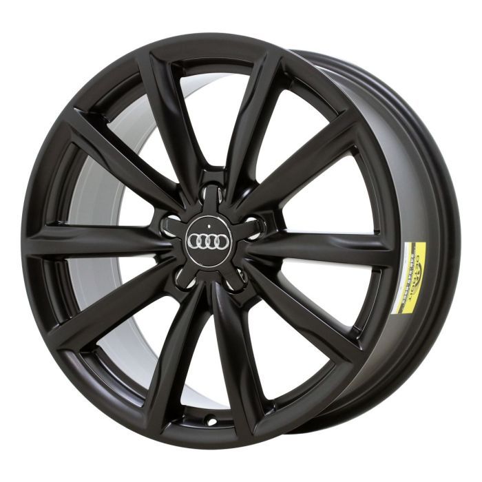 Audi A6 Wheel Rim Satin Black 58851 Stock Factory OEM Replacement