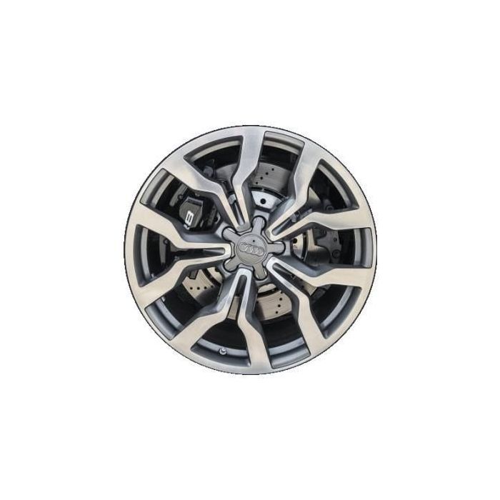 Audi R8 Wheel Rim Machined Grey 58857 (R) Stock Factory OEM Replacement