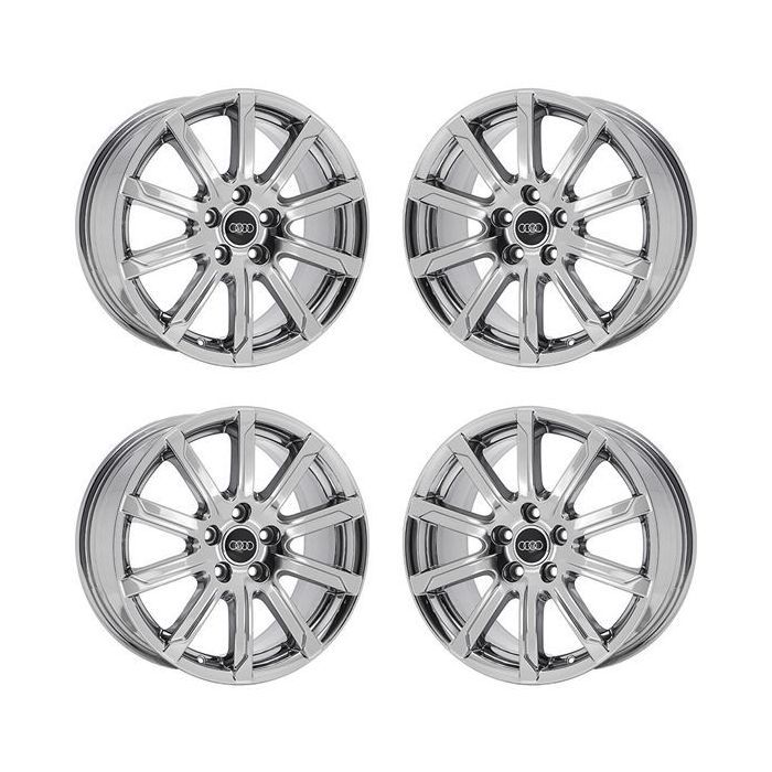Audi A3 Wheel Rim PVD Bright Chrome 58859 Stock Factory OEM Replacement