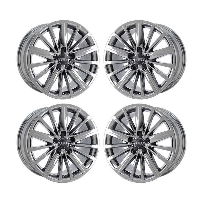 Audi A5 Wheel Rim PVD Bright Chrome 58861 Stock Factory OEM Replacement
