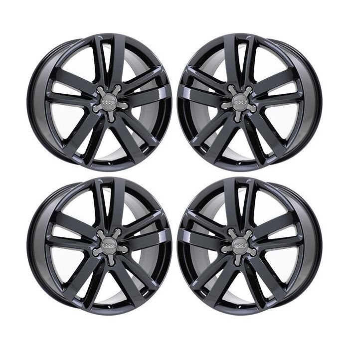 Audi Q7 Wheel Rim PVD Black Chrome 58862 Stock Factory OEM Replacement
