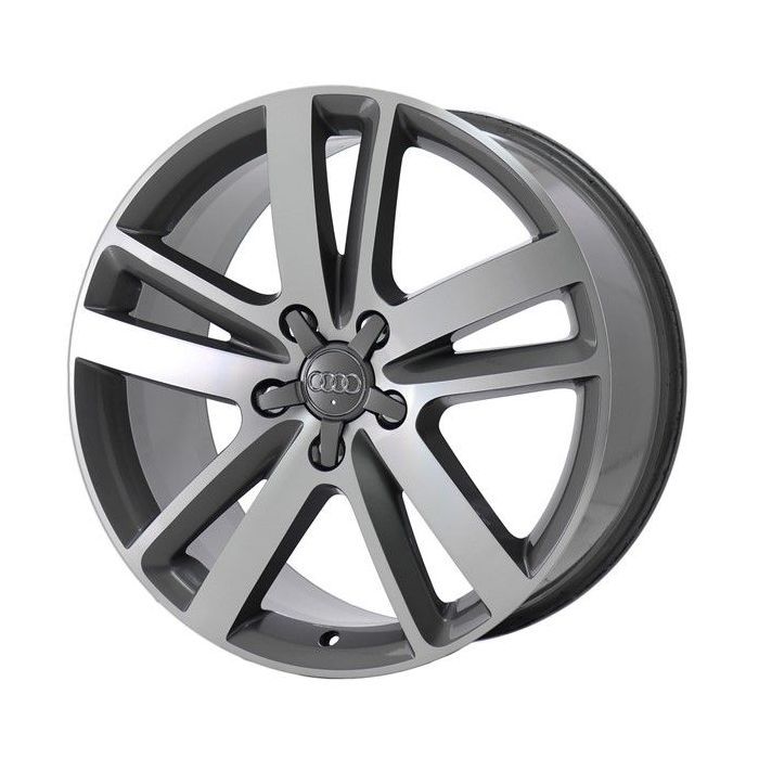 Audi Q7 Wheel Rim Machined Grey 58862 Stock Factory OEM Replacement