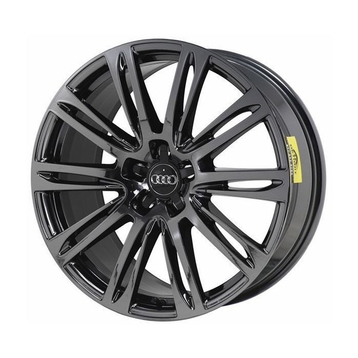 Audi A8 Wheel Rim PVD Black Chrome 58871 Stock Factory OEM Replacement