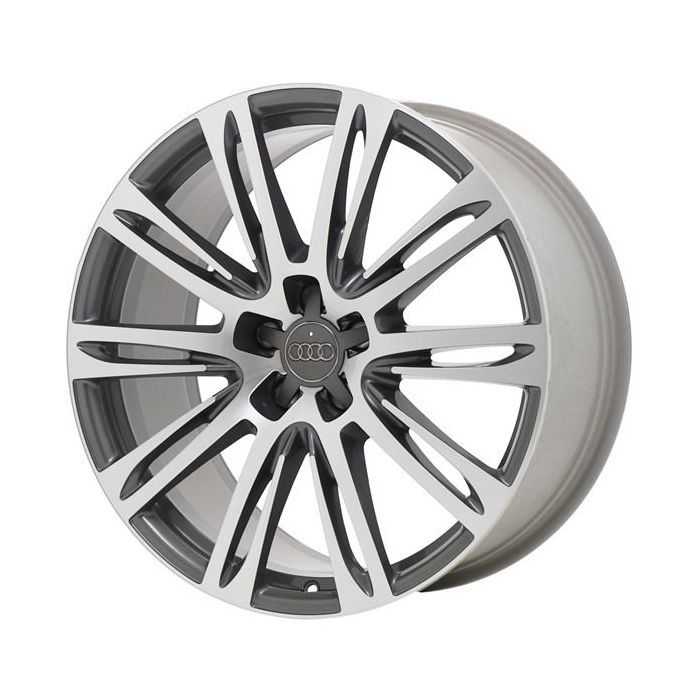 Audi A8 Wheel Rim Machined Grey 58871 Stock Factory OEM Replacement