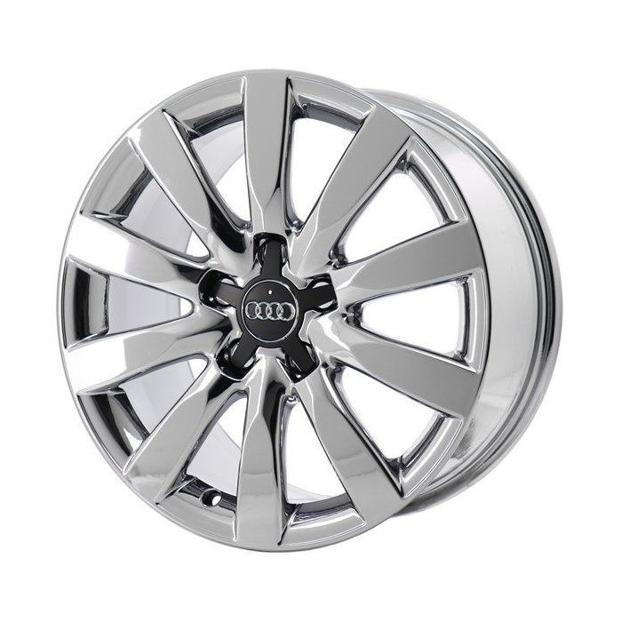 Audi A4 Wheel Rim PVD Bright Chrome 58837 Stock Factory OEM Replacement
