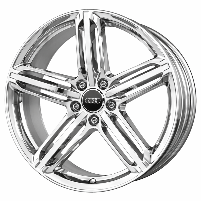 Audi A6 Wheel Rim PVD Bright Chrome 58877 Stock Factory OEM Replacement