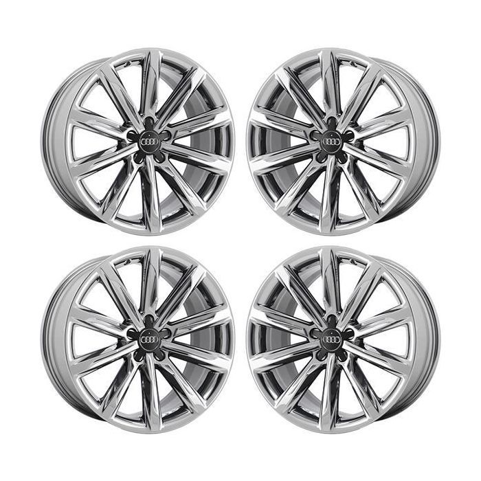 Audi A7 Wheel Rim PVD Bright Chrome 58883 Stock Factory OEM Replacement