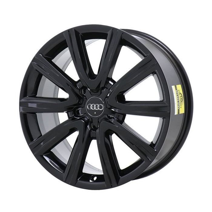 Audi A6 Wheel Rim Gloss Black 58895 Stock Factory OEM Replacement