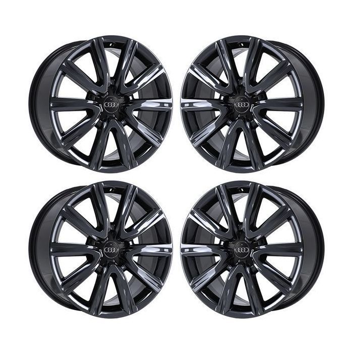 Audi A6 Wheel Rim PVD Black Chrome 58895 Stock Factory OEM Replacement