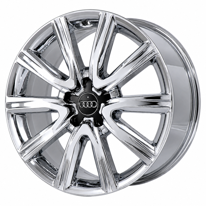 Audi A6 Wheel Rim PVD Bright Chrome 58895 Stock Factory OEM Replacement